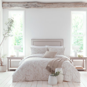 Joelle Botanical Leaf Eco-Friendly Duvet Cover Set